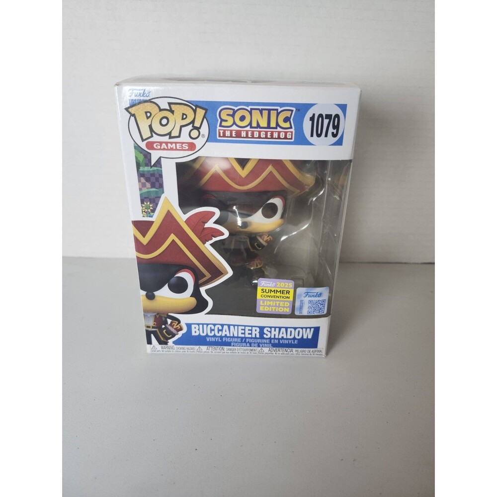 Sonic Hedgehog Buccaneer Shadow Funko Pop 1079 SDCC shared Exclusive